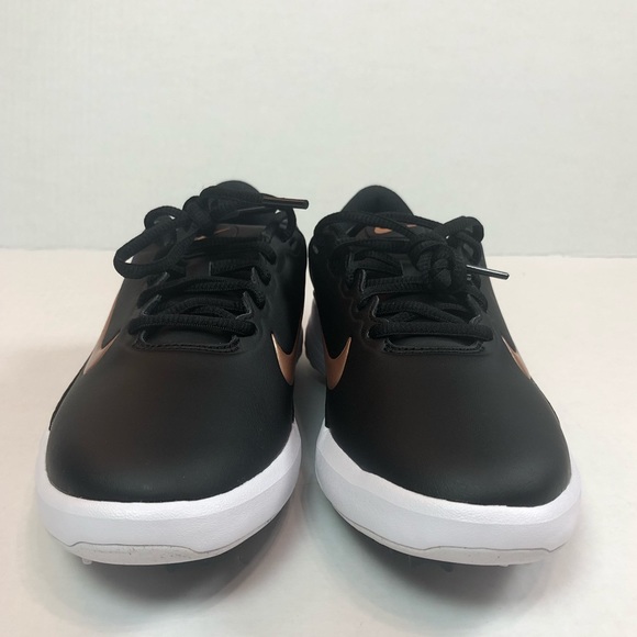 Nike Vapor Golf Shoes Black/White/Bronze - Picture 3 of 8